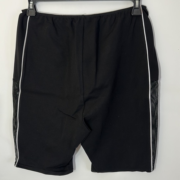 2pc Dollskill poster girl set reflective mesh inset biker shorts top - Picture 6 of 9